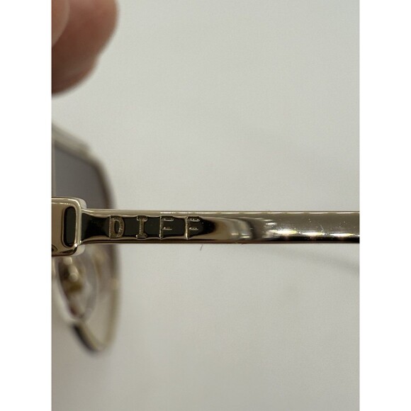 Diff Eyewear Imani Gold Brown Imani DE01-0637-GDBGN 139-145 + Kate Spade Case - Picture 3 of 16